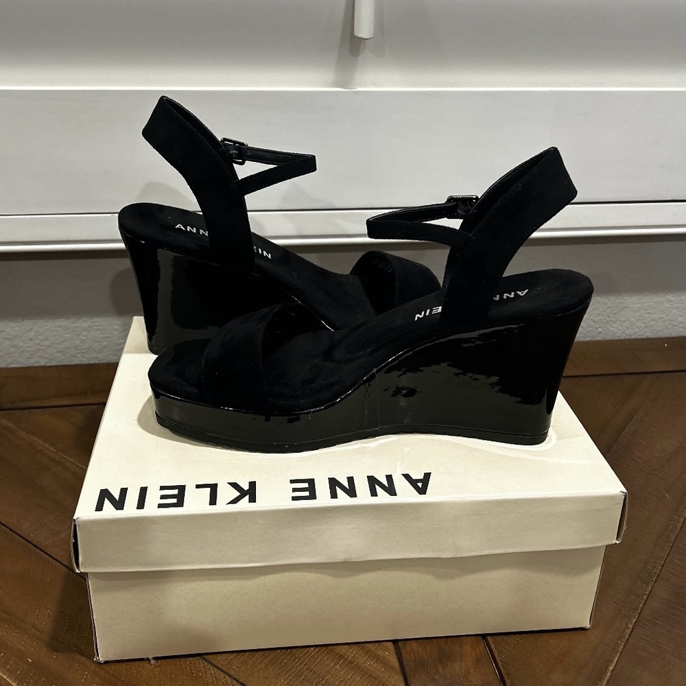 Anne Klein Windsor Wedge Sandal (Women)